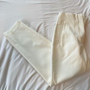 White cotton trouser Zara